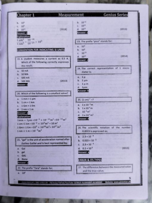 Genius series physics 3000+ Mcqs 10th edition - Image 4