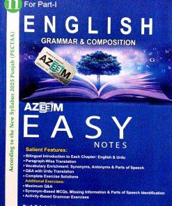 English grammer & compositions class 11 by azeem easy notes