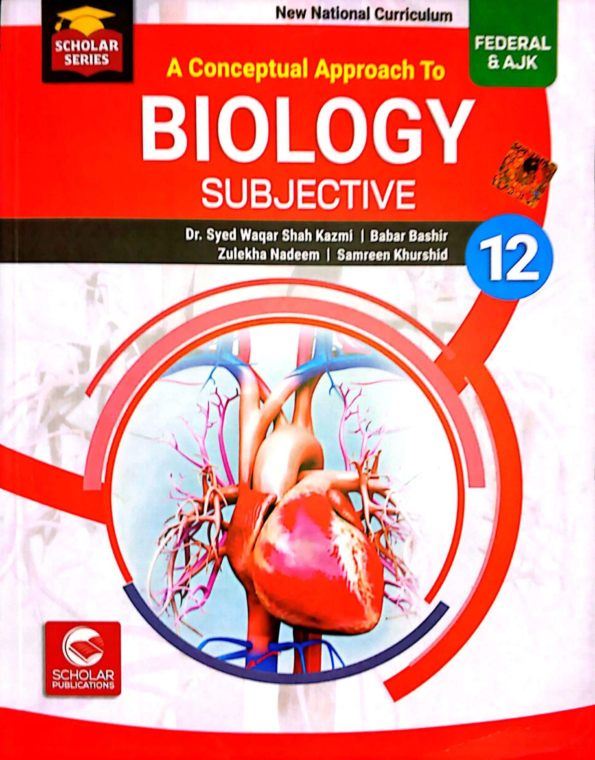 FEDERAL BIOLOGY 12 SUBJECTIVE