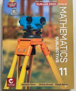 scholar series mathematics subjective 11th panjab board