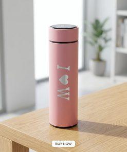 Customized Smart LED Temperature Display Vacuum Flask / Insulated Water Bottle (500ml)